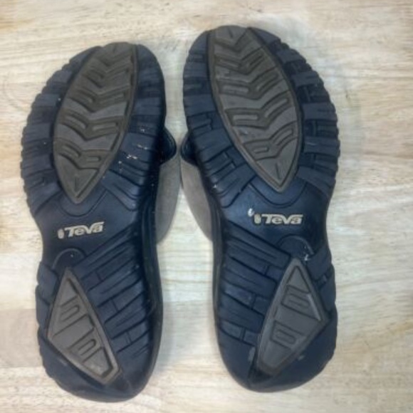 Men's Teva Flip Flop Sandals 4136 Brown Thongs US Size 11 - Picture 6 of 7